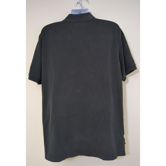 Polo Ralph Lauren Mens 1XB Shirt American Flag Black VTG - Picture 2 of 9